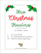 Three Christmas Miniatures Handbell sheet music cover